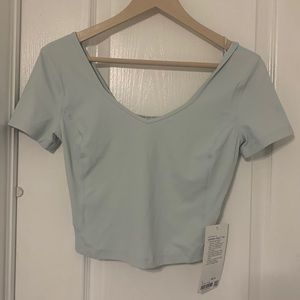 Lulu lemon align cropped tee